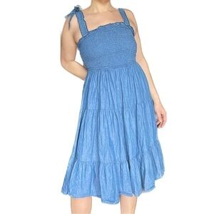 J Glee - Elastic stretch top flowing dress